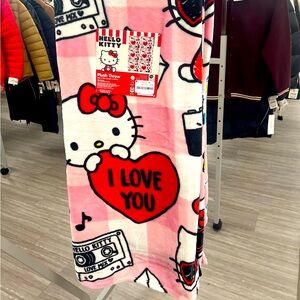 Hello Kitty Valentine’s Day blanket